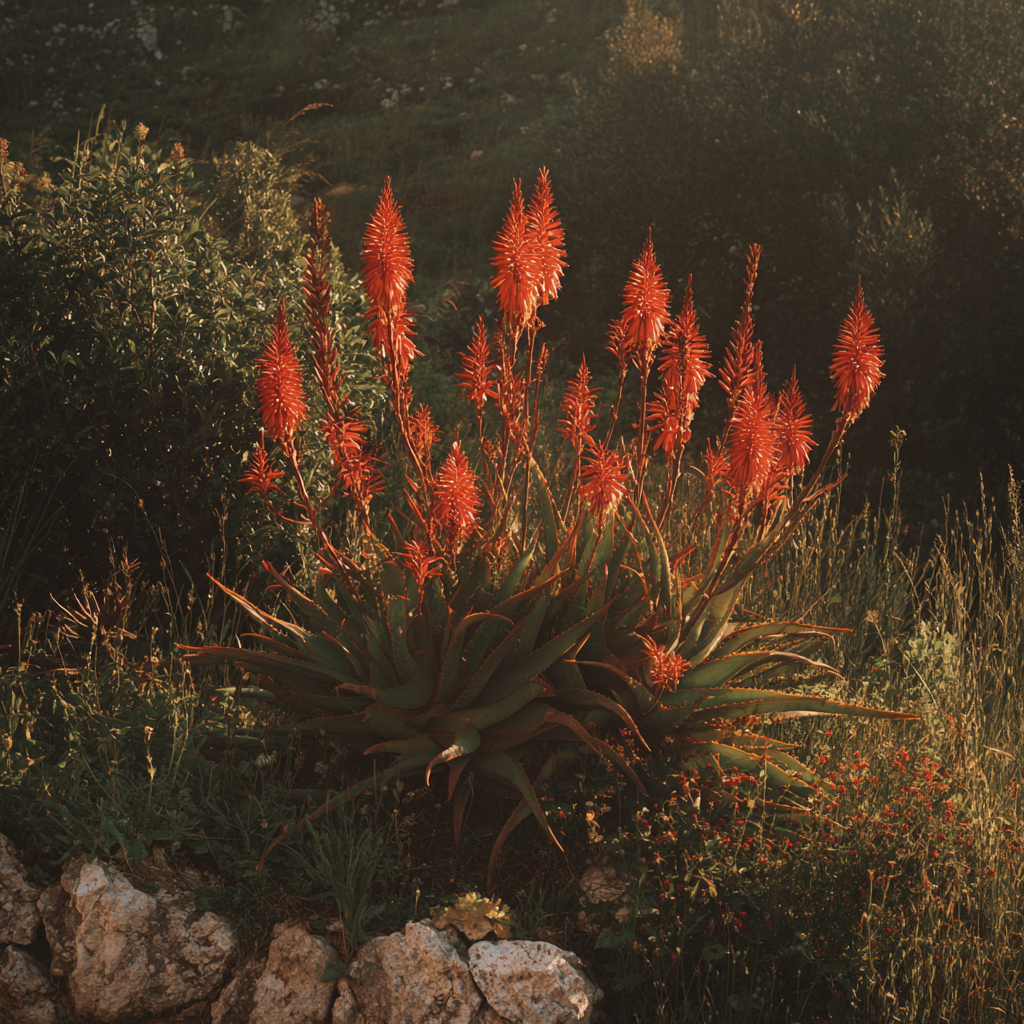 Aloe arborescens red